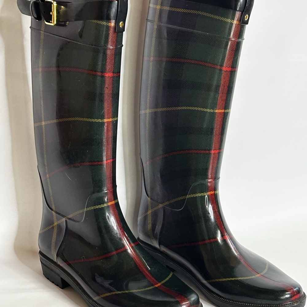 Lauren Ralph Lauren Plaid Rain Boots - plaid - Picture 3 of 8